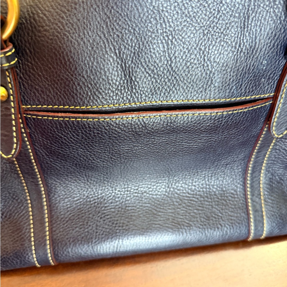 Dooney and Burke, Navy Smith, Florentine satchel - Picture 7 of 10